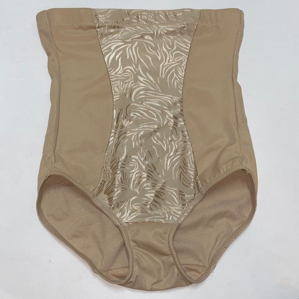 Maidenform Tan Shapewear with Textured Design Size 6M
